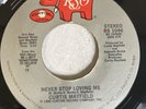 RARE  Curtis Mayfield– Tripping Out / Never Stop Loving Me Vinyl 45 - EXC  -EE