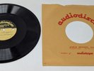 Vintage AUDIODISC 45 RPM Blank Record Recorded Milford Stigall WW2 Vet Untested