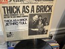 Jethro Tull Thick As A Brick 1972 White Label PROMO vinyl LP w/Newspaper Insert