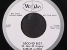 BARBARA JACKSON: second best / invitation to a wedding VEE-JAY 7