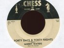 Muddy Waters - Forty Days & Forty Nights on Chess Rare Promo R&B Blues 45