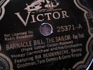 78 rpm Victor 25371 Hoagy Carmichael, Bix, Goodman, Barnacle Bill Bessie, jazz V