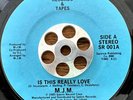 M.J.M Is This Really Love 45 RARE MODERN SOUL;BOOGIE;FUNK 7