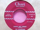 THE CHAMPIONS - Annie Met Henry / Keep A-Rockin' - 45 rpm - Chart 602