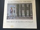 ELVIS COSTELLO the man (the best of) LP EX/EX-, FIEND 52, vinyl, greatest hits