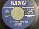 Rockabilly Popcorn Stroller 45 Trini Lopez - The Search Goes On KING