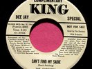 THE CHECKERS  Can't Find Sadie / Trying to Hold My Gal Bio Promo 45 Deluxe 4764