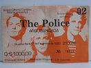 THE POLICE BRAZIL CONCERT MARACANAZINHO 02 17 1982 TICKET