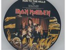 IRON MAIDEN 45RPM SIZED PICTURE DISC RUN TO THE HILLS TOTAL ECLIPSE