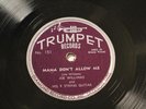 BLUES JOE WILLIAMS Mama Don't Allow Me TRUMPET 151  E+
