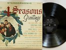 The Four Seasons The 4 Seasons Greetings LP EX Vee Jay Christmas (1962) STEREO
