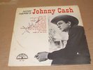 Now Here's JOHNNY CASH Vinyl LP Record Signed Autograph Auto VG Rare  V1667