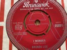 Brenda Lee: I wonder Brunswick 05891 Promo / Demo 7” Vinyl Free UK Post