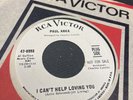 Paul Anka- Can’t Get Along Very Well Without Her- RCA 45 Vinyl Record #6037 Prom