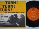 BYRDS Turn Turn Turn RARE Denmark Norway 45 GARAGE psych folk rock danish HEAR
