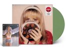 Sabrina Carpenter Target Fruitcake Recipe Olive Green Vinyl w/ Postcard RARE
