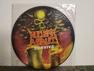 NUCLEAR ASSAULT -SURVIVE- AWESOME RARE LIMITED EDITION VINYL LP PICTURE DISC '88