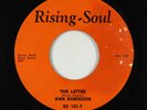 Deep Soul 45 - Ann Robinson - The Letter - Rising-Soul