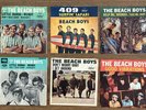 5 Beach Boys 7” Records & Sleeves, used, Good Vibrations, Surfin Safari, Help Me