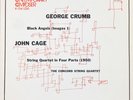 George Crumb / John Cage - The Concord String Quartet - Black Angels (Images 1)