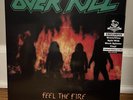 OVER KILL Feel the Fire Green Clear Black Splatter Vinyl Newbury NEW IN SHRINK