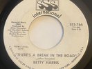 Betty Harris - There's A Break In The Road. Funk 45.