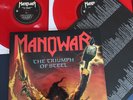 MANOWAR - The Triumph of Steel LP Vinyl EX Limited Red 2LP