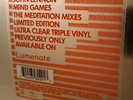 John Lennon MEDITATION MIXES 3LP Mind Games CLEAR TRIPLE VINYL RECORDS In Shrink