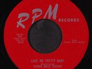 CONNIE MACK BOOKER: love me pretty baby / all alone RPM 7
