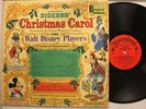 Charles Dickens Lp Walt Disney Christmas Carol On A Disneyland - VG+ / VG++