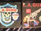 LA GUNS 1ST PRESS US VINYL AND COCKED AND LOADED VERTIGO LP HYPE STICKER SHRINK