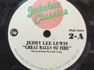 78 RPM Great Balls of Fire Shakin Jerry Lee Lewis Rhino Jukebox Classics 78000
