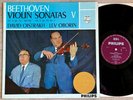 DAVID OISTRAKH violin sonatas Spring BEETHOVEN OBORIN 1960s ED1 PHILIPS LP MINT