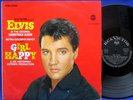 LP ELVIS PRESLEY - GIRL HAPPY / GERMAN 1st PRESS. RCA-VICTOR LPM 3338 / V3 LABEL