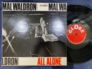 MAL WALDRON ALL ALONE GLOBE MJ-7114 MONO JAPAN Vinyl LP