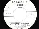 FRANK SINATRA Come Blow Your Horn Paramount Pictures LOBBY PROMOTIONAL SPOT 45