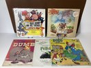 Bundle of 5 Children's Movie Themed Records/LP's/Vinyls UNTESTED    (R1) NS#8641