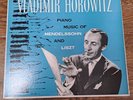 Vladimir Horowitz-Mendelssohn & Liszt  Piano Music. 1st 1954 1S RCA LM 9021. EX+