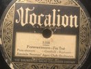 Jimmie Noone's Apex Club - Vocalion 1188 - Forevermore / Ready For The River