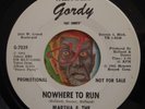 HEAR Martha & Vandellas 45 Nowhere To Run / Motoring GORDY R&B soul promo NM-
