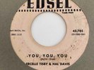 Doo Wop R&B 45 ERCELLE TISBY & HAL DAVIS You (x 3)/I'll Never Stop Dreaming HEAR