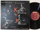 KAI WINDING J.J. JOHNSON 4 Trombones DEBUT LP og charlie mingus art taylor jazz