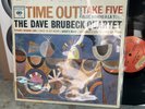1960s The Dave Brubeck Quartet Time Out Vintage Columbia 2-Eye Vinyl LP VG+