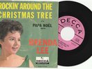 BRENDA LEE 45 rpm record ROCKIN' AROUND THE CHRISTMAS TREE with picture sleeve