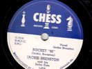 JACKIE BRENSTON & HIS DELTA CATS Rocket 88 78 rpm CHESS 1458  Edge Chip
