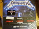 Metallica Rare - 2010 Ltd Ed. Ride the Lightning Sealed, BLUE VINYL 2 LP SET