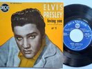 Elvis Presley French France EP Loving You No. 1 - Blue Label 1967
