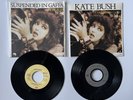 KATE BUSH (Set 2) Suspended In Gaffa/Ne t’en fui Pas-Rare Dutch 7” Vinyl Records
