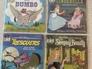 vintage Disney’s See Hear Read Along Book & Record ,1970, X4 *SEALED*