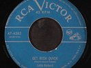 LITTLE RICHARD: get rich quick / thinkin' about my mother RCA 7